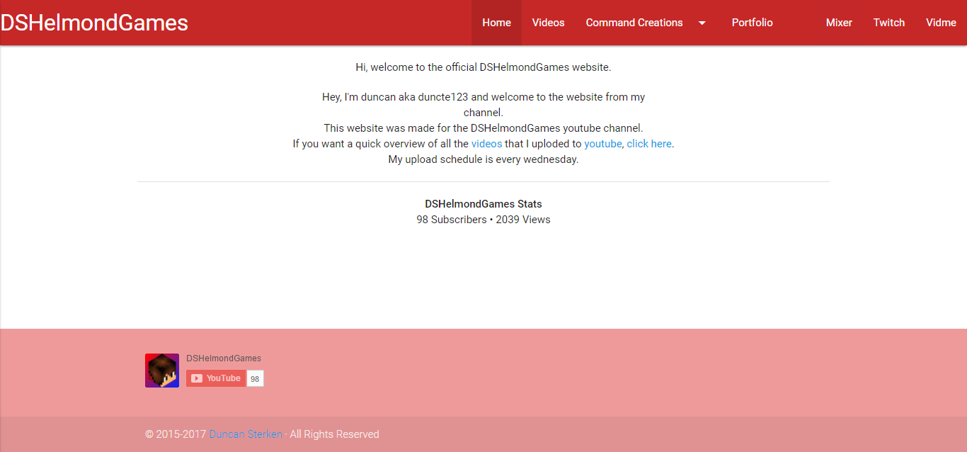 DSHelmondGames Official Website